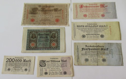 GERMANY COLLECTION BANKNOTES, LOT 15pc EMPIRE #xb 237 - Verzamelingen