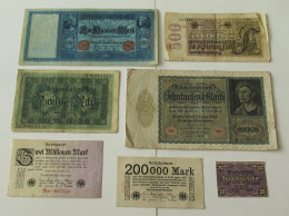 GERMANY COLLECTION BANKNOTES, LOT 15pc EMPIRE #xb 215 - Verzamelingen
