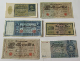 GERMANY COLLECTION BANKNOTES, LOT 15pc EMPIRE #xb 221 - Sammlungen