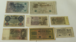 GERMANY COLLECTION BANKNOTES, LOT 15pc EMPIRE #xb 217 - Colecciones