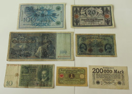 GERMANY COLLECTION BANKNOTES, LOT 15pc EMPIRE #xb 199 - Collezioni