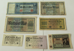 GERMANY COLLECTION BANKNOTES, LOT 15pc EMPIRE #xb 209 - Sammlungen