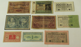 GERMANY COLLECTION BANKNOTES, LOT 15pc EMPIRE #xb 195 - Colecciones