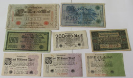 GERMANY COLLECTION BANKNOTES, LOT 15pc EMPIRE #xb 147 - Collections