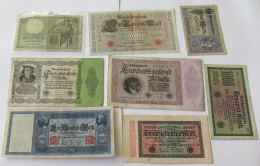 GERMANY COLLECTION BANKNOTES, LOT 15pc EMPIRE #xb 095 - Verzamelingen