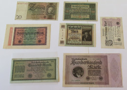 GERMANY COLLECTION BANKNOTES, LOT 15pc EMPIRE #xb 057 - Verzamelingen