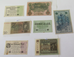 GERMANY COLLECTION BANKNOTES, LOT 15pc EMPIRE #xb 027 - Verzamelingen