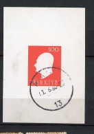 TURQ. -BF Yv.  N°  9 (o) Atatürk Cote  4  Euro BE  2 Scans - Blocchi & Foglietti