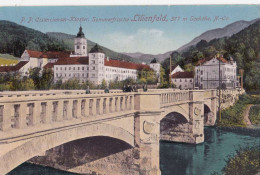 AK - NÖ - Lilienfeld - Alte Brücke Mit Blick Zum Cistercienser Kloster - 1924 - Lilienfeld