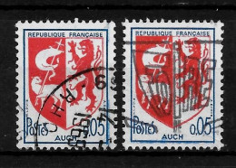 Année 1966 : Y. & T. N° 1468 ° Nuance Du Rouge Clair Sur Timbre De Gauche Et Foncé Sur Celui De Droite - Oblitérés