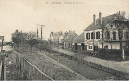 Bréval * Avenue De La Gare * Engrais Pomme Cidre Pailles G. DELEPINAY Lucien ROPTON Succ Charbon - Other & Unclassified