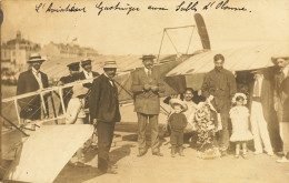 Les Sables D'olonne * RARE Carte Photo 1911 * Aviation * Aviateur GASTINGER Et Son Avion * Gastinger - Sables D'Olonne
