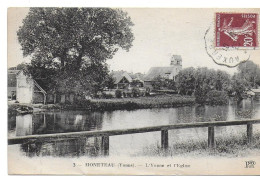 Monéteau - L'Yonne Et L'église - Moneteau