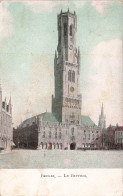 BELGIQUE - Bruges - Le Beffroi - Colorisé - Carte Postale Ancienne - Brugge