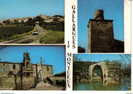 30 GALLARGUES LE MONTUEUX N°117 Vue Générale Tour Temple Pont Roman Sur Le VIDOURLE En 1976 OPEL - Gallargues-le-Montueux