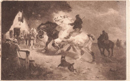 ARTS - Peintures Et Tableaux - La Foire Aux Chevaux - H.Schouten - Carte Postale Ancienne - Malerei & Gemälde