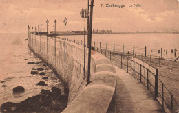 BELGIQUE - Zeebrugge - Le Môle - Pont  - Carte Postale Ancienne - Zeebrugge