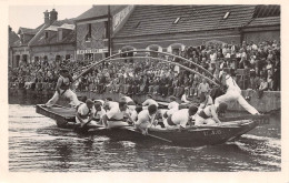 CARTE PHOTO 60 NOYON UNION DES JOUTEURS DE L'OISE UNE BELLE PASSE FINALE     Petit Format - Noyon