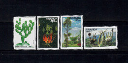 Rwanda-  1995 Native Plants.4v.MNH** - Neufs