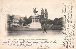 BELGIQUE - Liège - Square D'Avroy (Statue De Charlemagne) - Carte Postale Ancienne - Liege