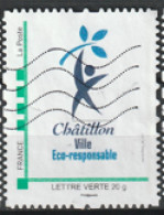 FRANCE COLECTOR MONTIMBRAMOI CHATILLON Ville éco-responsable Oblitéré - Used Stamps