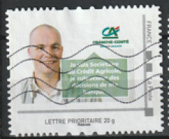 FRANCE COLECTOR MONTIMBRAMOI CREDIT AGRICOLE Franche Comté Banque Oblitéré - Used Stamps