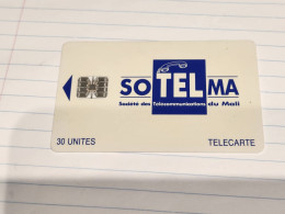 MALI-(SOT-0027A)-Blue Logo (Without Moreno Logo)-(25)-(30units)-(001669960)-(tirage-2.000)+1card Prepiad - Malí