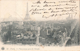 FRANCE - Paris - Panorama Pris De L'Étoile - Carte Postale Ancienne - Mehransichten, Panoramakarten