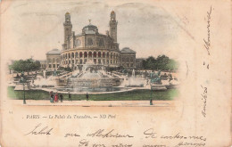 FRANCE - Paris - Le Palais Du Trocadéro - Colorisé - Carte Postale Ancienne - Mehransichten, Panoramakarten