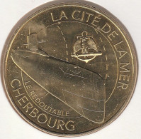 MONNAIE DE PARIS 2016 - 50 CHERBOURG-OCTEVILLE La Cité De La Mer - Cherbourg - Le Redoutable Et Le Blason - 2016