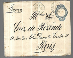 BRESIL Lettre Du 13 Février 1901 De Rio De Janeiro  Pour Paris - Briefe U. Dokumente