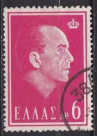 GREECE 1964 King Paul 6 Dr. Red With Rural "384" Vl.  909 - Sellados Mecánicos ( Publicitario)