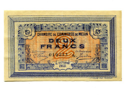 2 Francs Chambre De Commerce Melun - Bons & Nécessité