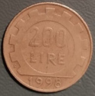 ITALIA   1998 LIRE 200 - 200 Lire