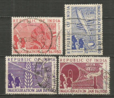 INDIA YVERT NUM. 27/30 SERIE COMPLETA USADA - Used Stamps