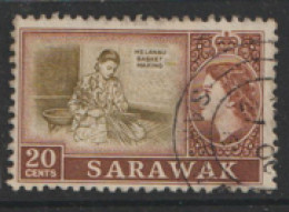 Sarawak 1955   SG196  20c   Fine Used - Sarawak (...-1963)