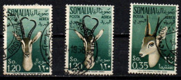 1955 - Italia - Somalia AFIS PA 26 + PA 30 X 2 Animali   ------- - Somalia (AFIS)
