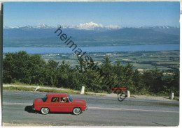 St. Cergue - La Route Blanche Geneve-Paris - Auto - Edition Deriaz Baulmes 70er Jahre - Baulmes