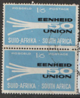 South Africa  1960  SG 182 Union Festival   Fine Used Pair - Used Stamps