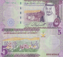 Saudi-Arabia Pick-number: 38b Uncirculated 2017 5 Riyals - Saudi Arabia