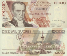 Ecuador Pick-number: 127 (12.7.1999) Uncirculated 1999 10.000 Sucres - Equateur