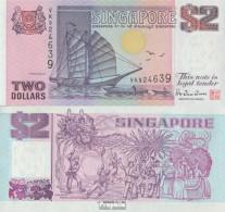 Singapur Pick-Nr: 34 Bankfrisch 1997 2 Dollars - Singapore