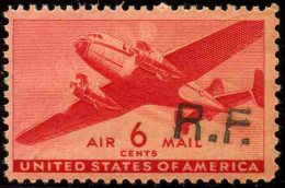 France Poste Aérienne Militaire N°24 6c Rouge Casablanca Type II(signé Calves)  Qualité:** - Military Airmail