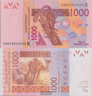 Senegal Pick-numBer: 715K B, Signature 32 Uncirculated 2004 1.000 Francs - Sénégal