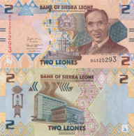 Sierra Leone Pick-number: New (W35) Uncirculated 2022 2 Leones - Sierra Leone