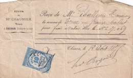 France Fiscaux Sur Document - TB - Lettres & Documents