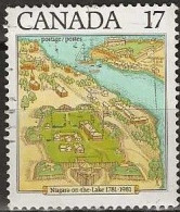 CANADA 1981 Bicentenary Of Niagara-on-the-Lake (town) - 17c - Drawing Of Niagara-on-the-Lake FU - Used Stamps