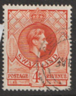 Swaziland   1938  SG 33  4d  Perf  13.1/2x 13 Fine Used - Swasiland (...-1967)