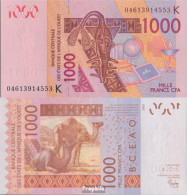 Senegal Pick-Nr: 715K B, Signatur 32 Bankfrisch 2004 1.000 Francs - Sénégal