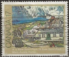 CANADA 1981 Paintings - 17c. - At Baie Saint-Paul (Marc-Aurele Fortin) FU - Used Stamps